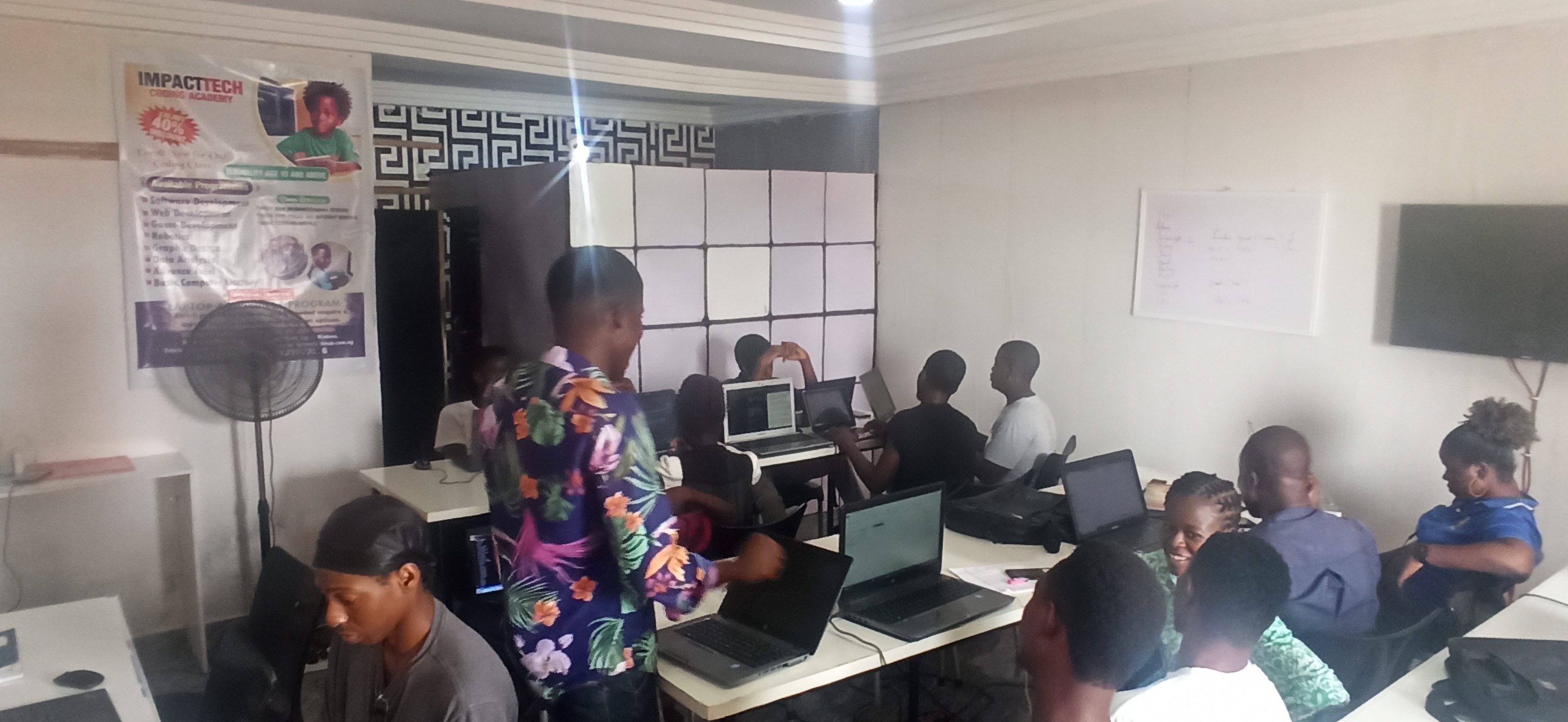 Post-secondary school tech program cohort